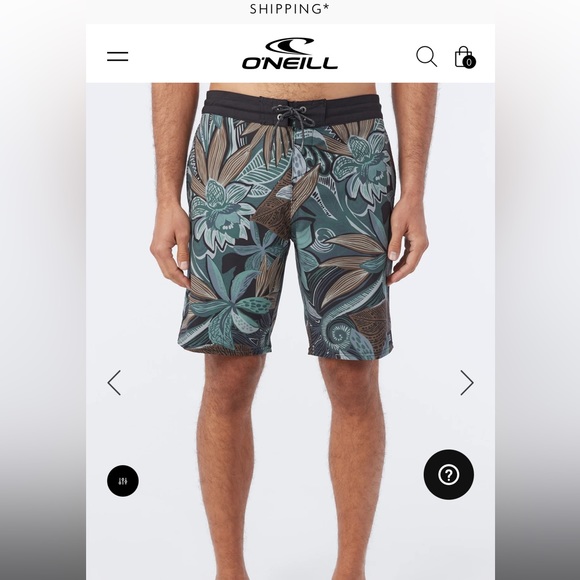 NWT O’Neill CRUZER 19" BOARDSHORTS - Picture 9 of 9